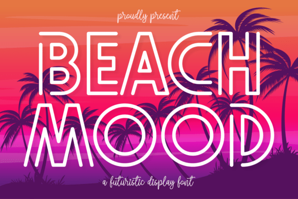 Beach Mood: A Radiant Display Font for Coastal Web Design