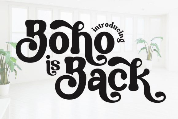 Boho is Back: A Bold Display Font for Modern Web Design