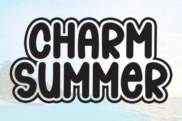 Charm Summer: A Warm Display Font for Modern Branding
