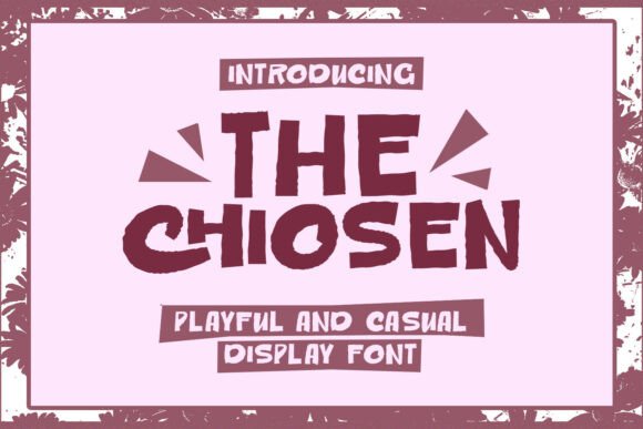Chiosen: The Quirky Display Font for Handmade Labels