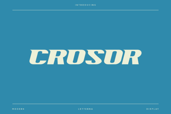 Crosor: The Bold Sport Typeface for Champion Branding