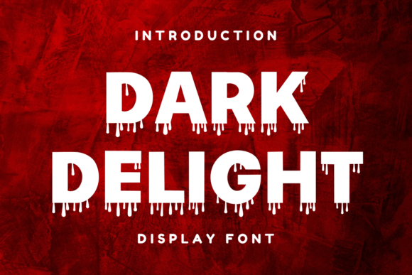 Dark Delight: A Spooky Display Font for Editorial Projects