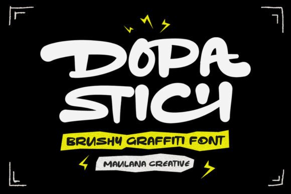 Dopa Stich: The Bold Display Typeface for Urban Campaigns