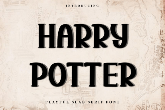 Harry Potter: The Festive Display Font for Holiday Creators