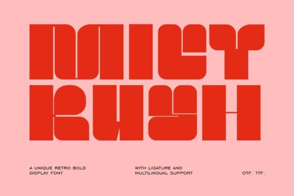 Mict Rush: The Bold Display Font for Scroll-Stopping Campaigns