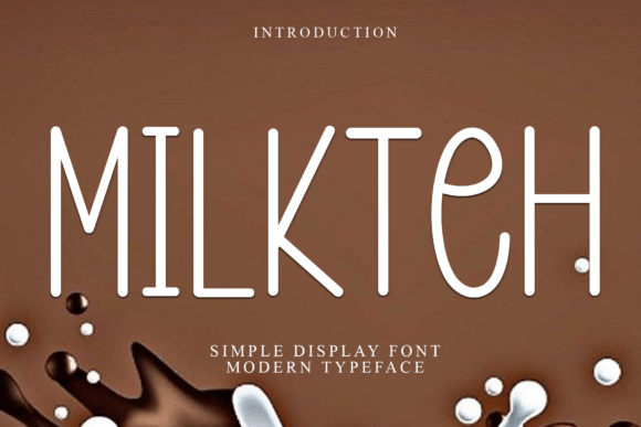 Milkteh: The Festive Display Font for Holiday Designs