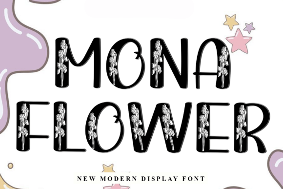 Mona Flower: A Modern Display Typeface for Elegant Branding