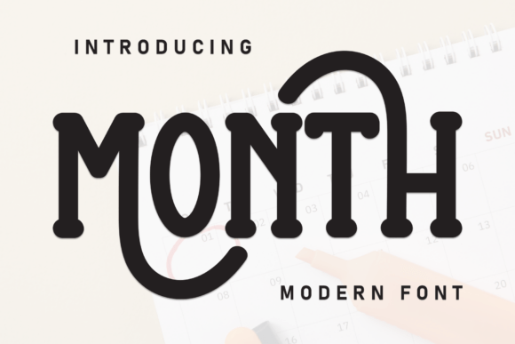 Month: The Display Font for Clearer Campaigns