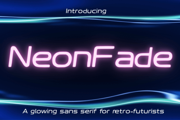 Neonfade: The Futuristic Typeface for Bold Editorial Design