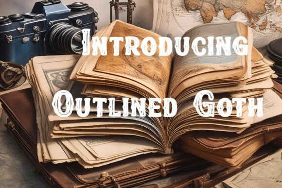Outlined Goth: The Display Typeface for Bold Campaigns