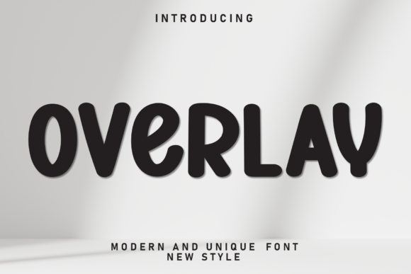 Overlay: The Casual Display Font for Summer Campaigns