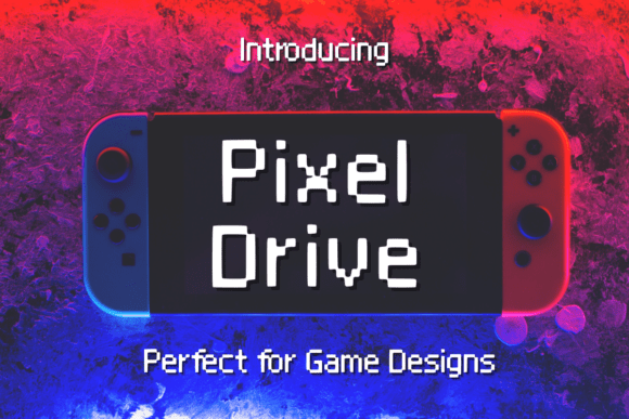 Pixel Drive: A Retro Display Font for Editorial Design