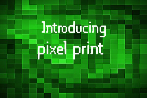 Pixel Print: A Versatile Display Font for Creative Branding