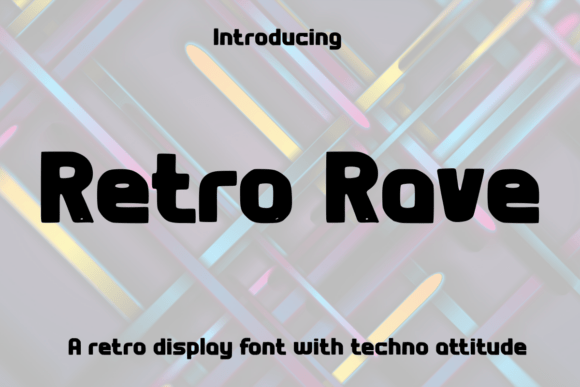 Retro Rave: A Futuristic 90s-Inspired Display Font for Bold Editorial Design