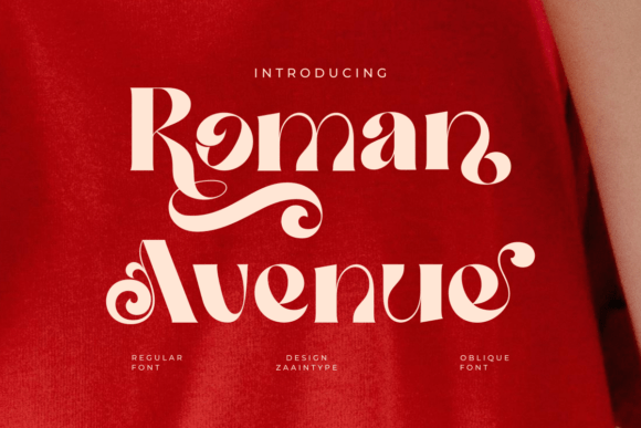 Roman Avenue: The Ultimate Display Font for Luxury Branding