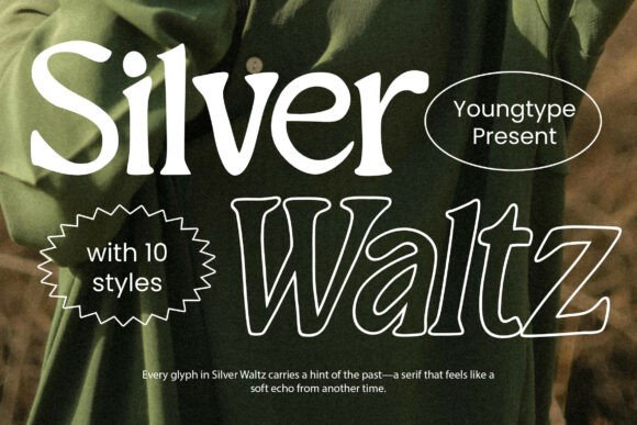 Silver Waltz: The Elegant Serif Font for Handmade Creators