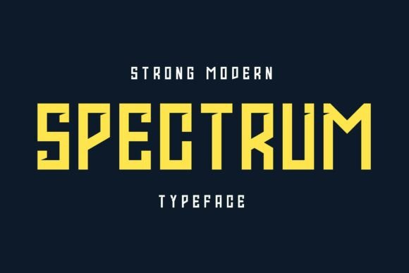 Spectrum: The Modern Sans Serif Typeface for Premium Branding