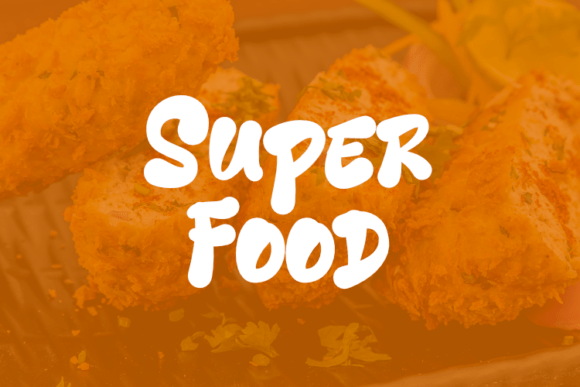 Super Food: The Premium Display Font for Bold Branding