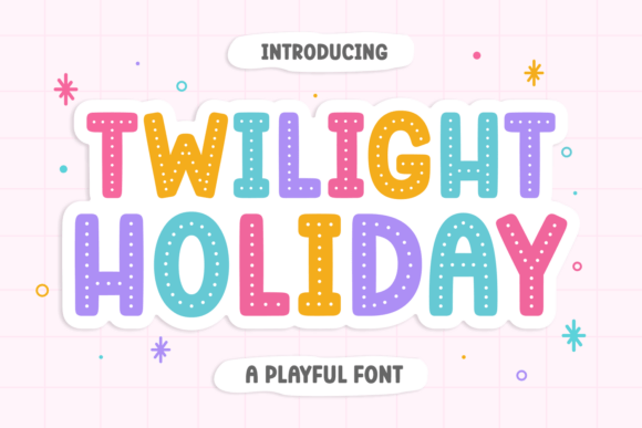 Twilight Holiday: The Ultimate Display Font for Scroll-Stopping Visuals
